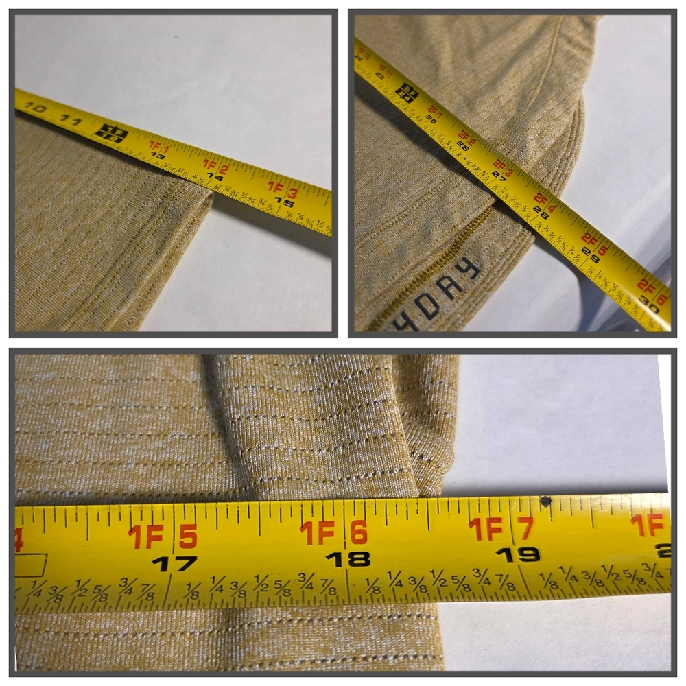 Lululemon Mens Drysense Training Tee Medium Heathered Bronze Green Medium - Picture 13 of 15